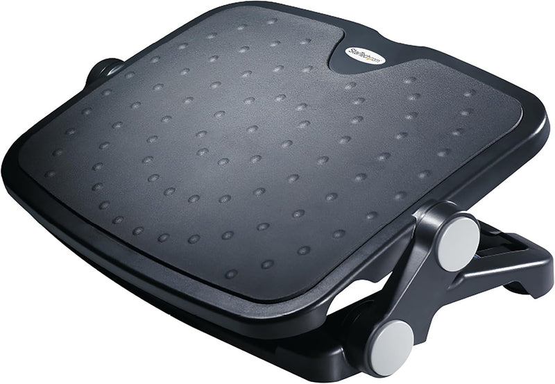 StarTech.com Schreibtisch Fussstütze - Ergonomische Fussauflage - Höhen und Winkel verstellbar - Fus