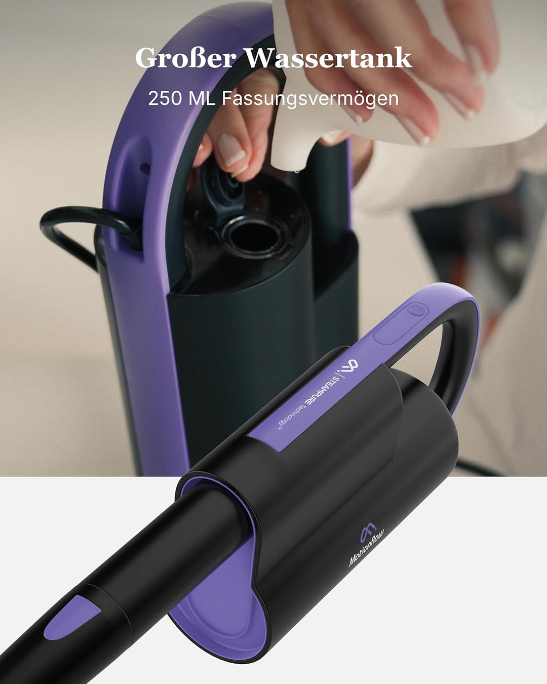 Motionflow Dampfreiniger für alles – 16-in-1 Hochdruck Steam Cleaner für Polstermöbel, Teppiche, Bad