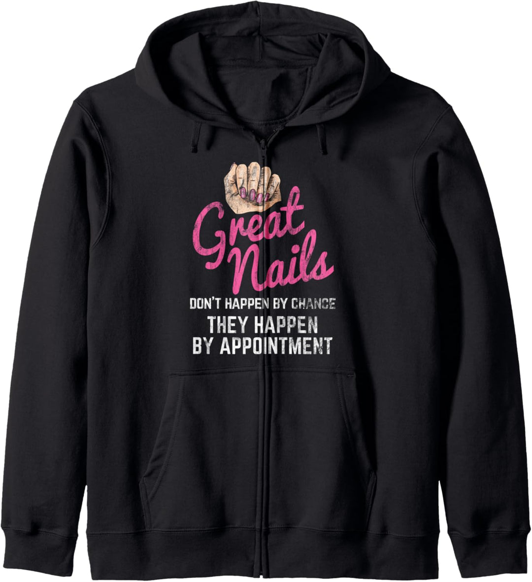 Great Nails Nagelstudio Kosmetik Nageldesignerin Kapuzenjacke