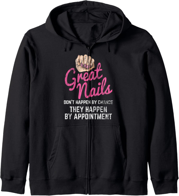 Great Nails Nagelstudio Kosmetik Nageldesignerin Kapuzenjacke