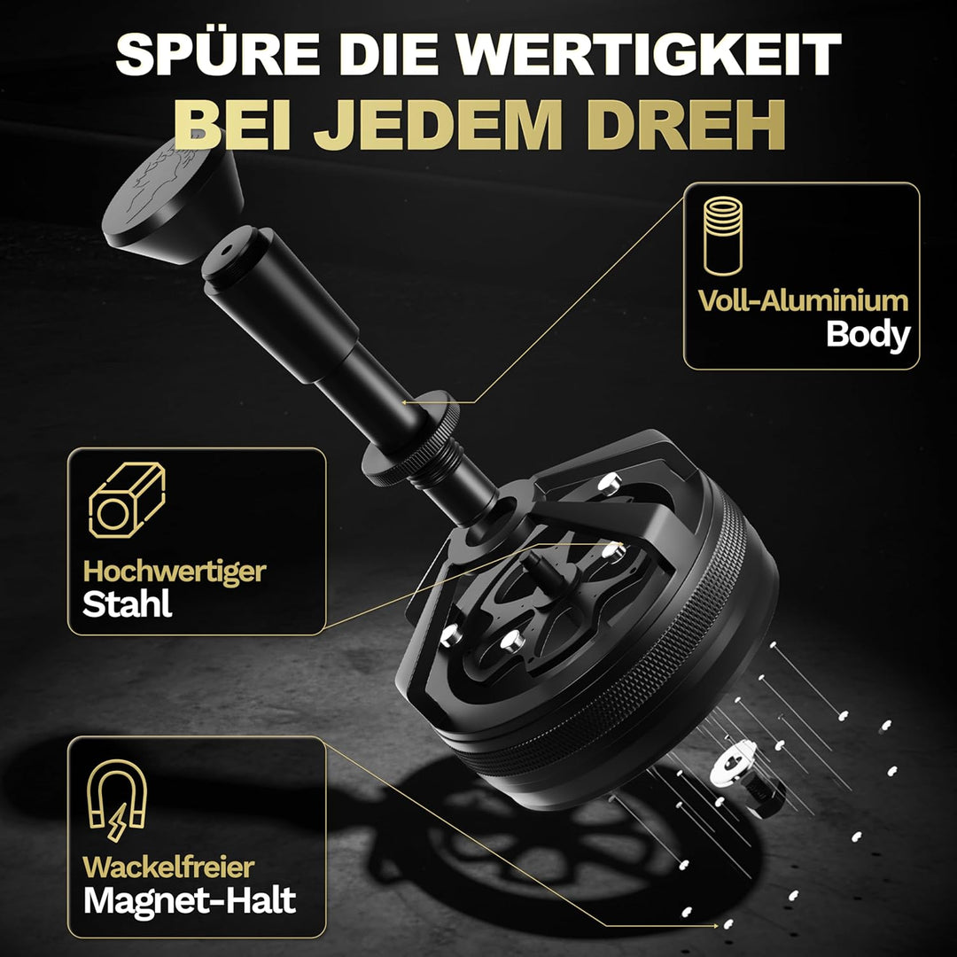 Barista Legends Automatisches WDT Tool – Magnetischer Espresso Rührer mit rotierenden Nadeln – Gleic