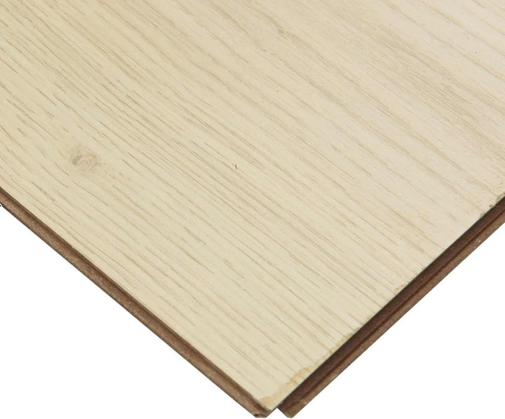 Laminatboden Weiches Beige 15 pcs, Holzwerkstoff mit Holzoptik, 101 x 20 x 0,8 cm, Klicksystem ohne