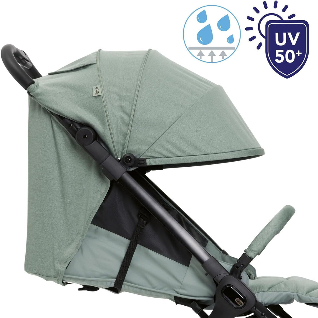 Chicco WE 2 Kinderwagen, leichter, faltbar, von 0 Monaten bis 22 kg, Reise-Kinderwagen, leichter Flu