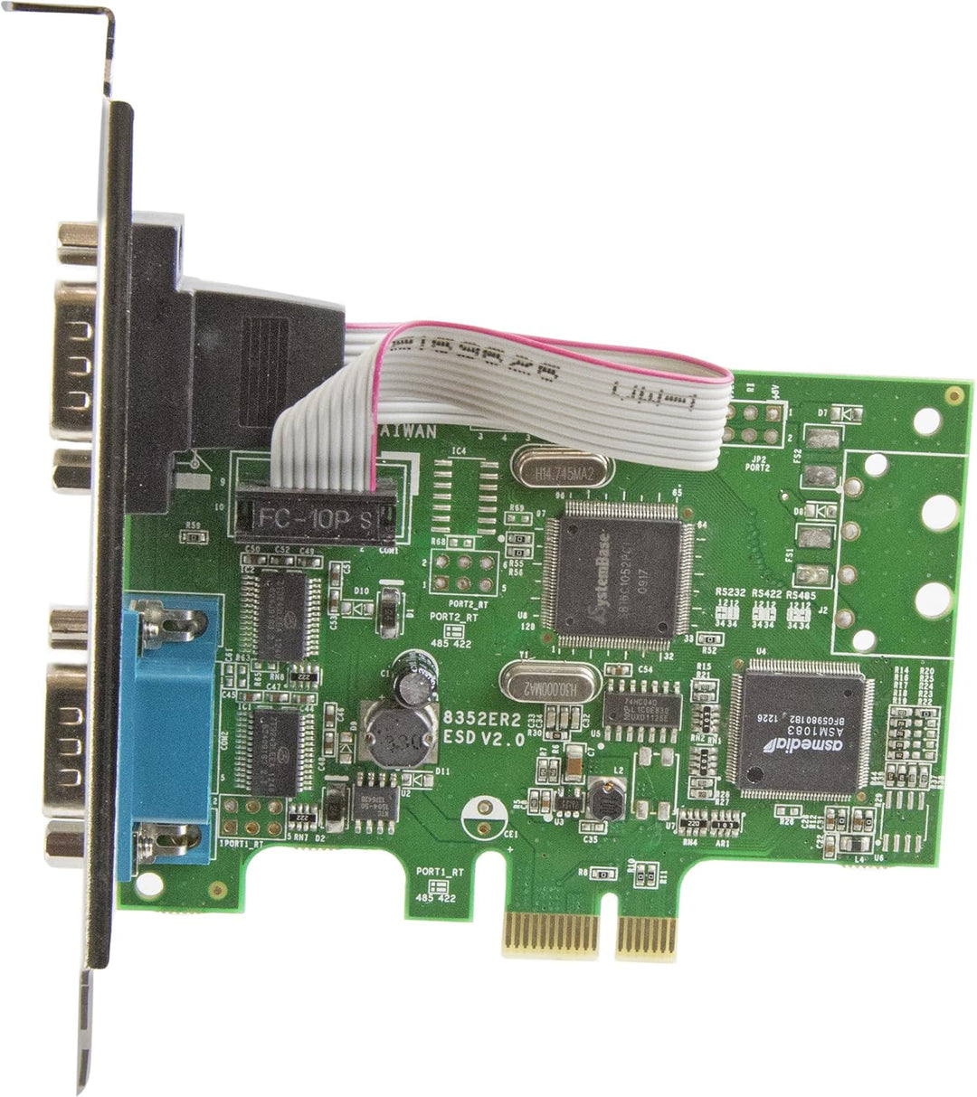 StarTech.com 2 Port PCI Express Seriell Karte mit 16C1050 UART - RS232 - PCIe Seriell mit Dual Chann