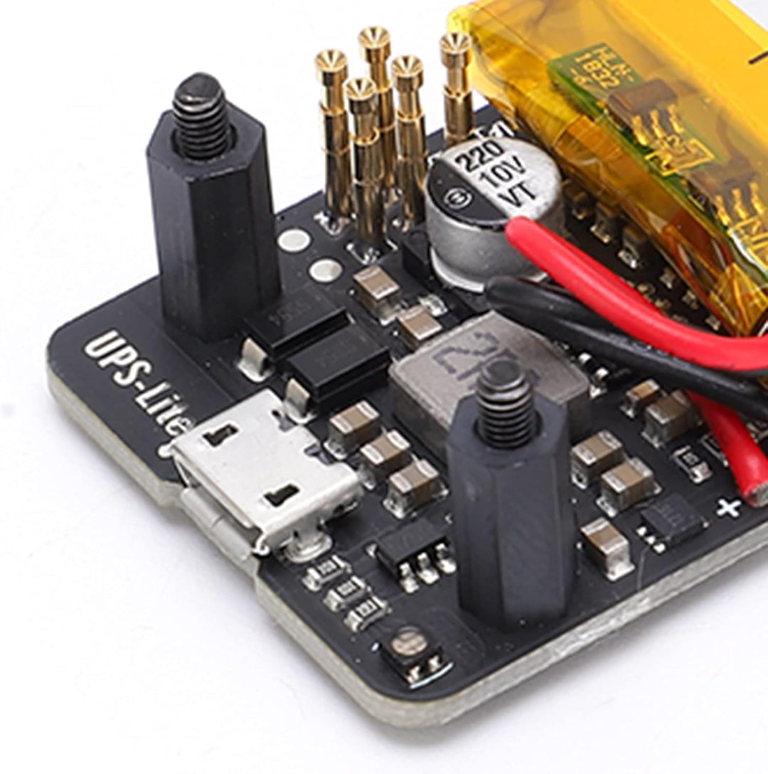UPS Lite V1.2 Stromversorgungsplatine für Zero, USV-Ladegerät USV-Stromversorgungsplatine mit Batter