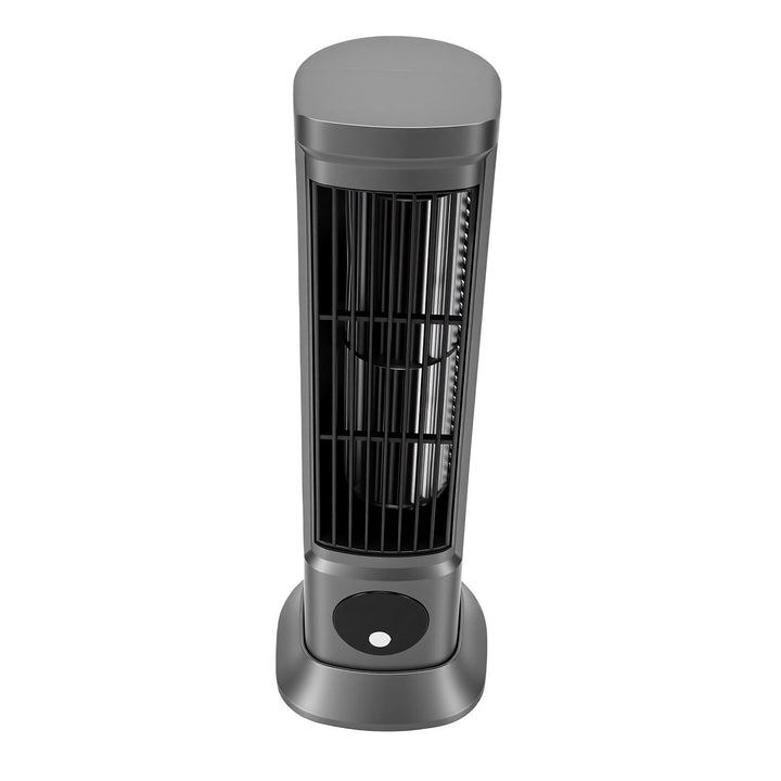 Tischventilator, 3 Geschwindigkeiten Einstellbar, Leiser, über USB Wiederaufladbarer, Blattloser Tur