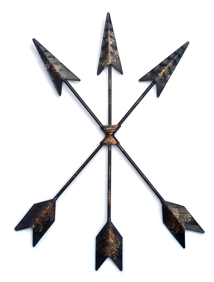 CraftyCrocodile Pfeil Wanddekoration – Indianerdekoration für rustikale, Bauernhaus, Used-Look – Sym