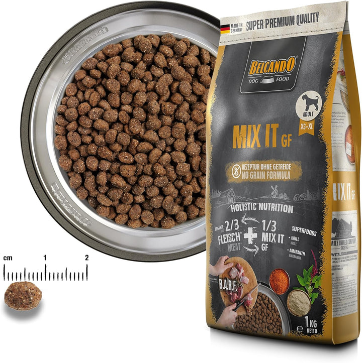 Belcando Mix It GF [10 kg] Ergänzungsfutter | Trockenfutter für Hunde zur Ergänzung bei Fleischfütte