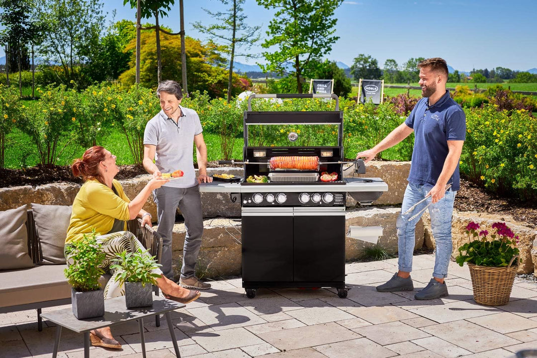 RÖSLE Abdeckhaube BBQ-Station MAGNUM G4/PRO G4, Hochwertige Schützhülle aus 100% Polyester, mit prak