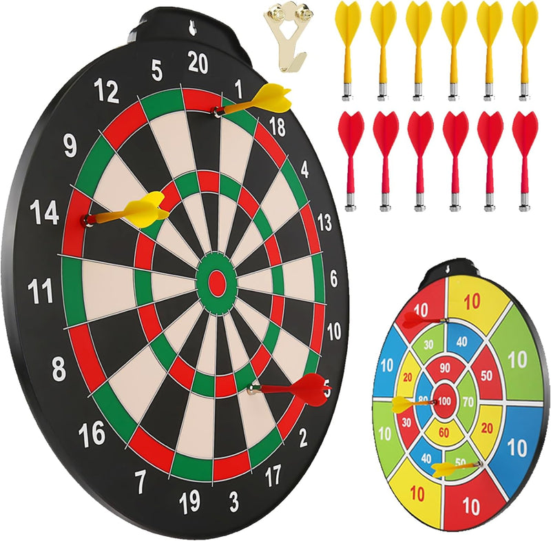 Esjay 45,7 cm Magnetisches Dartscheibenset, sicheres Dartspiel für Kinder, Junge Spielzeug Geschenk