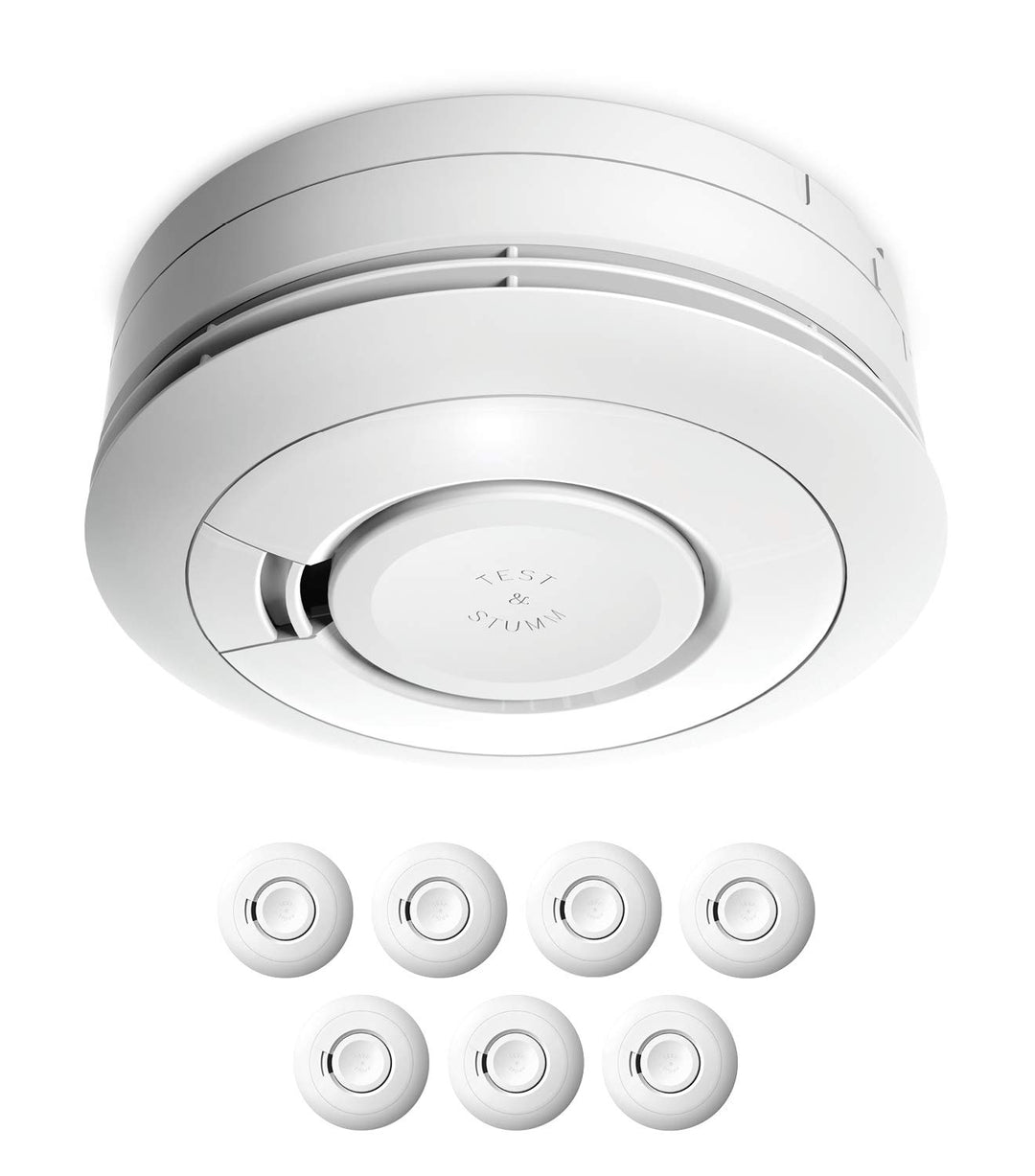 Ei Electronics Ei650 Rauchwarnmelder, Rauchmelder im 7er Set, Stand-alone-Gerät mit Batterie für 10