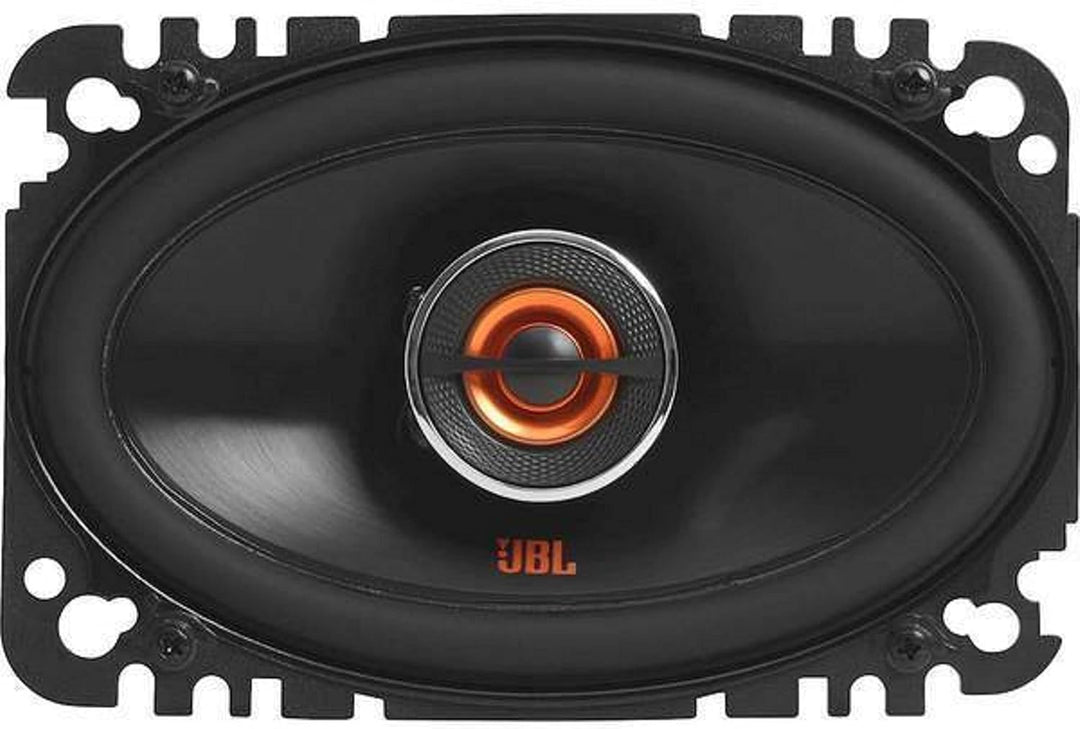 JBL GX Series Koaxialer Auto-Lautsprecher 10 x 15 cm (4 x 6 Zoll) Sneaker schwarz, 4 x 15,2 cm gross