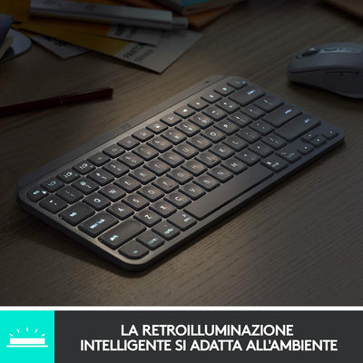 MXKEYS Mini F. MAC WRLS Illum. Pale Grey - ITA - MEDITER