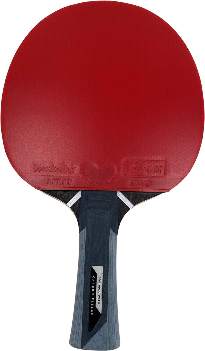 Butterfly® Timo Boll Titanium Tischtennisschläger | mit Carbon Lage | ITTF zertifizierter Wakaba Bel