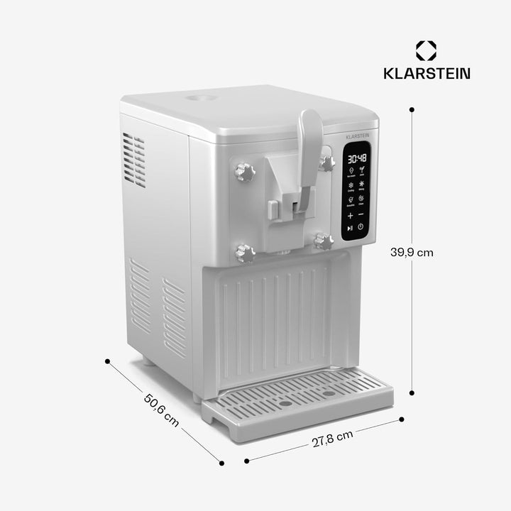 Klarstein Eismaschine Softeismaschine 1,5 L Mit Touchdisplay, Keep-Cool-Funktion, 5-L-Kapazität - Sp