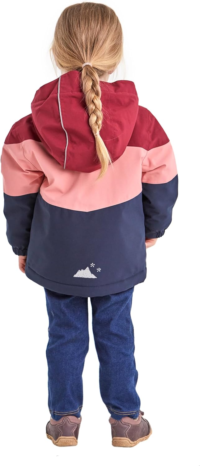 Killtec Unisex Fisw 3 Mns Ski Jckt Skijacke/Funktionsjacke mit Kapuze und Schneefang, brombeere