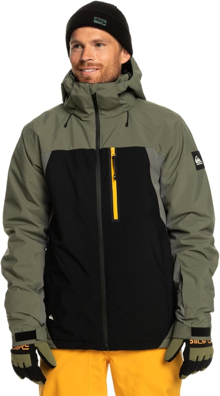 Quiksilver Herren Mission Plus Jk Windjacke (1er Pack) S True Black, S True Black