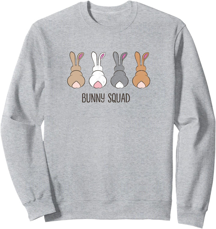 Bunny Squad Lustige Kaninchen Haustier Team Sweatshirt
