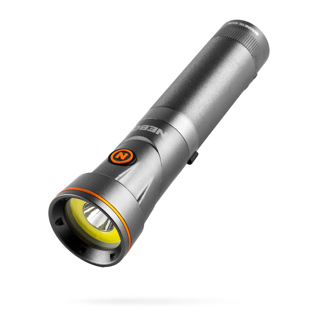 NEBO Franklin Pivot - 300 Lumen Taschenlampe - LED aufladbare Arbeitsleuchte & Spotlight - 7 Lichtmo
