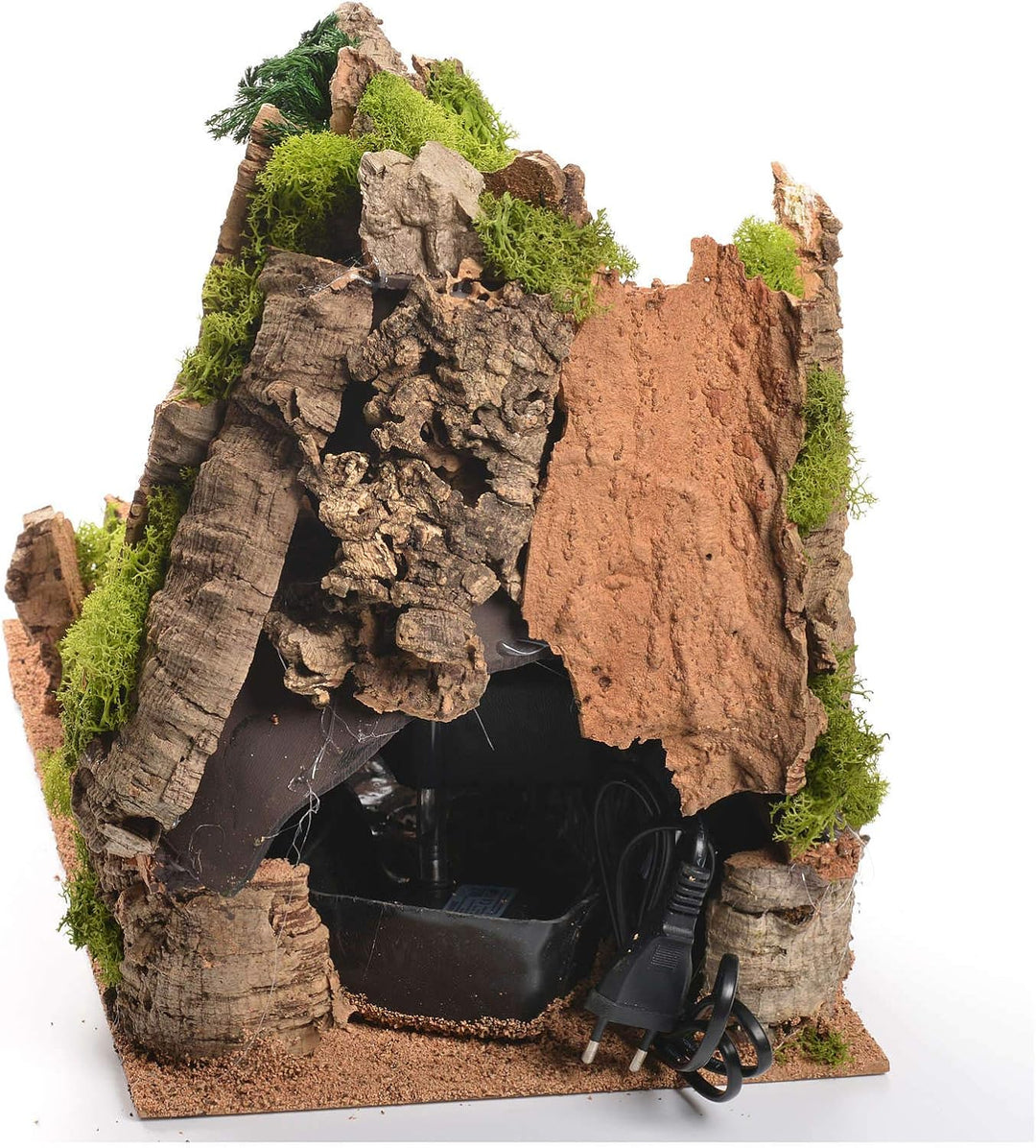 Holyart Wasserfall mit Fluss Krippe 35x25x54 cm