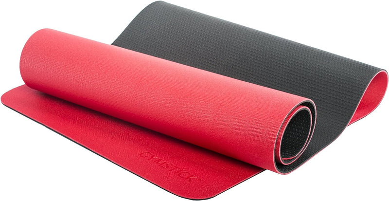 Gymstick Pro Yoga Platzset, rot/schwarz, Einheitsgrösse