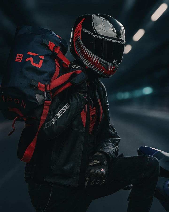 IRON JIA'S Motorradtasche Gepäckrolle wasserdichte Hecktasche Satteltasche Reisetasche mit rollversi