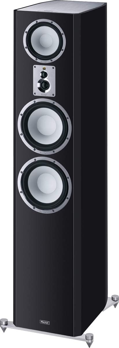 Magnat Signature 1109, High-End-4-Wege-Bassreflex Standlautsprecher 1 STÜCK, Schwarz, Schwarz