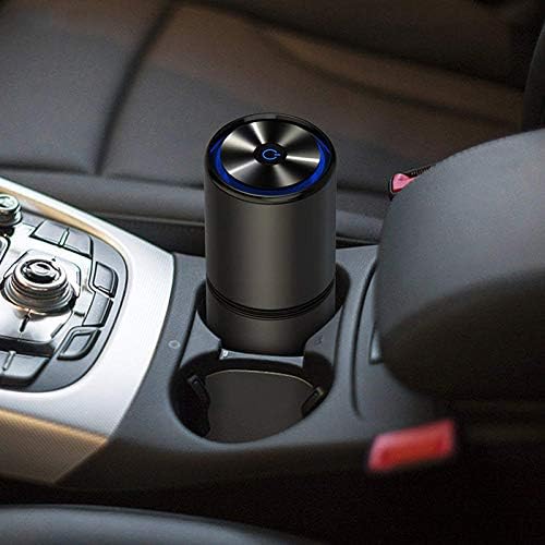 TOTMOX Tragbarer Mini Dual USB Port Auto Luftreiniger Negative Ionen Lufterfrischer Luftbefeuchter,
