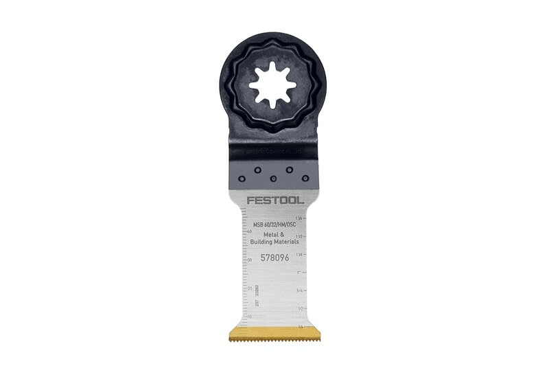 Festool Starlock Plus 578096 Oszillierendes Hartmetall-Sägeblatt MSB 60/32/HM/OSC
