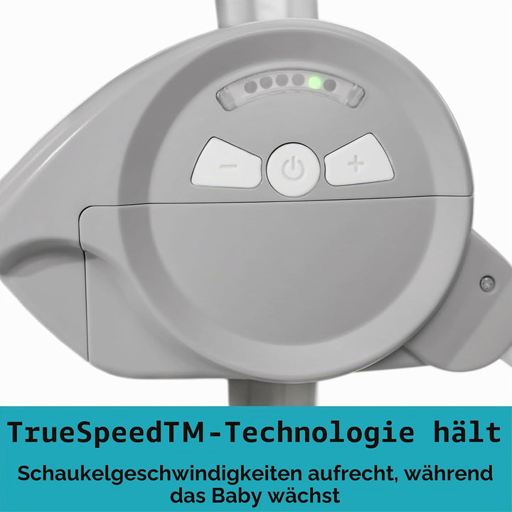 Bright Starts, Rainforest Vibes, tragbare und kompakte Schaukel mit 6 Schaukelgeschwindigkeiten, abn