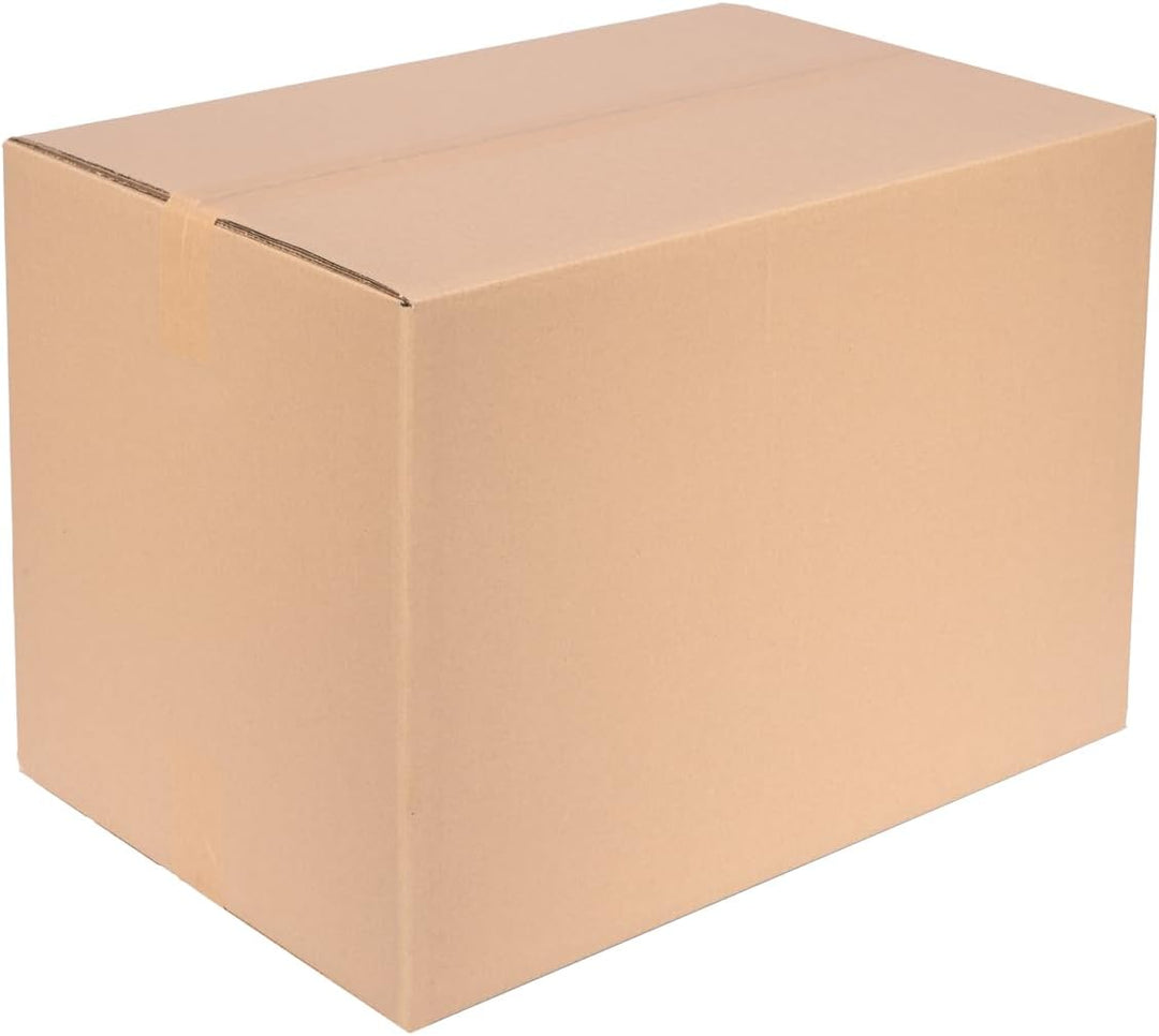 25 Faltkartons 600x400x400mm braun KK 107 2 wellig rechteckige Versandkartons | DHL 5 Kg Paket | DPD