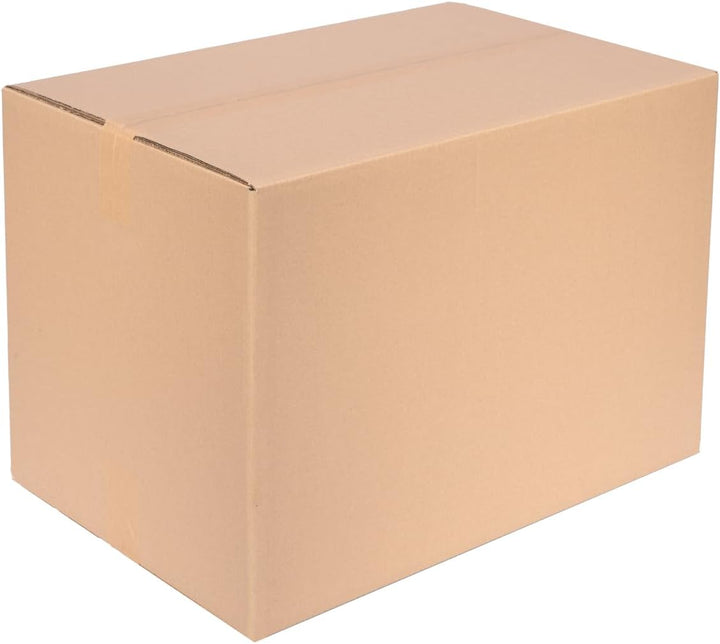 25 Faltkartons 600x400x400mm braun KK 107 2 wellig rechteckige Versandkartons | DHL 5 Kg Paket | DPD
