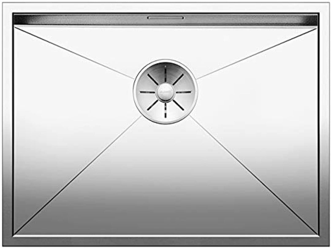 BLANCO 521591 ZEROX 550-U Edelstahl 550mm - ohne Armaturenbank Unterbau, Edelstahl 550mm - ohne Arma