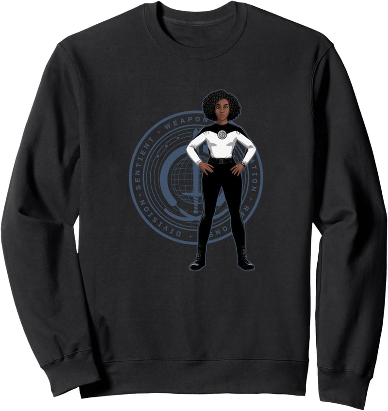 Marvel Monica Rambeau S.W.O.R.D. Badge Portrait Sweatshirt