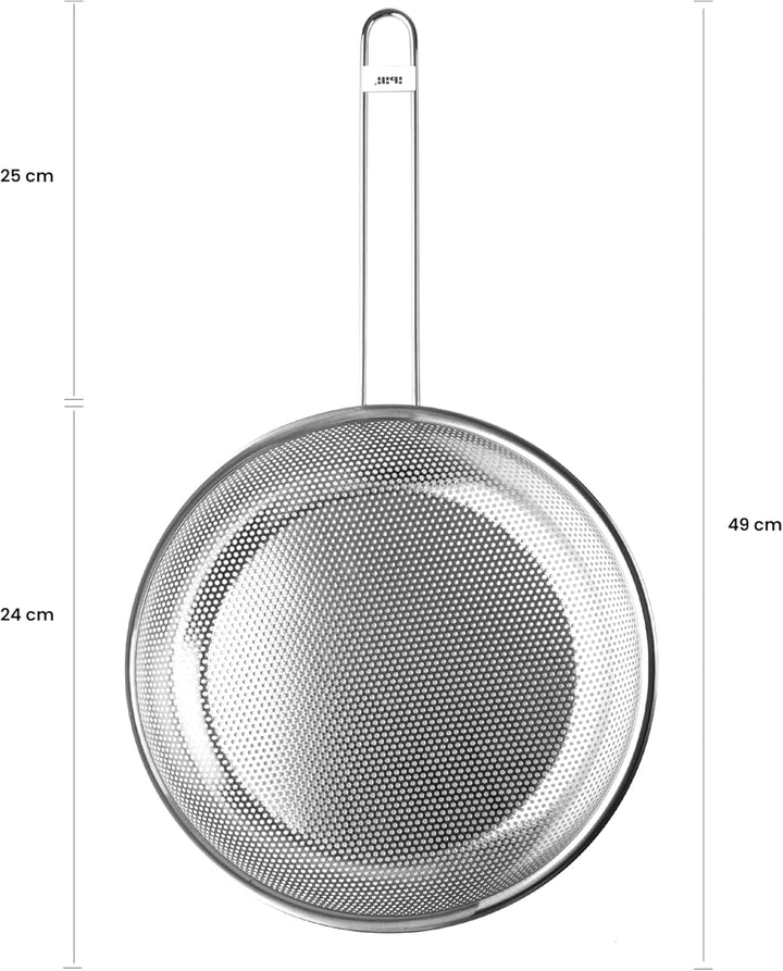 IBILI Grillpfanne, Edelstahl, 18/10-28 cm, Silber