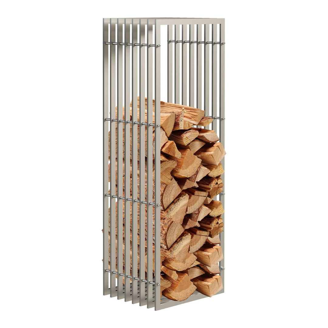 DanDiBo Kaminholzregal Innen Metall Edelstahl Kaminholzständer 96429 150 cm Holzkorb Kaminholzhalter