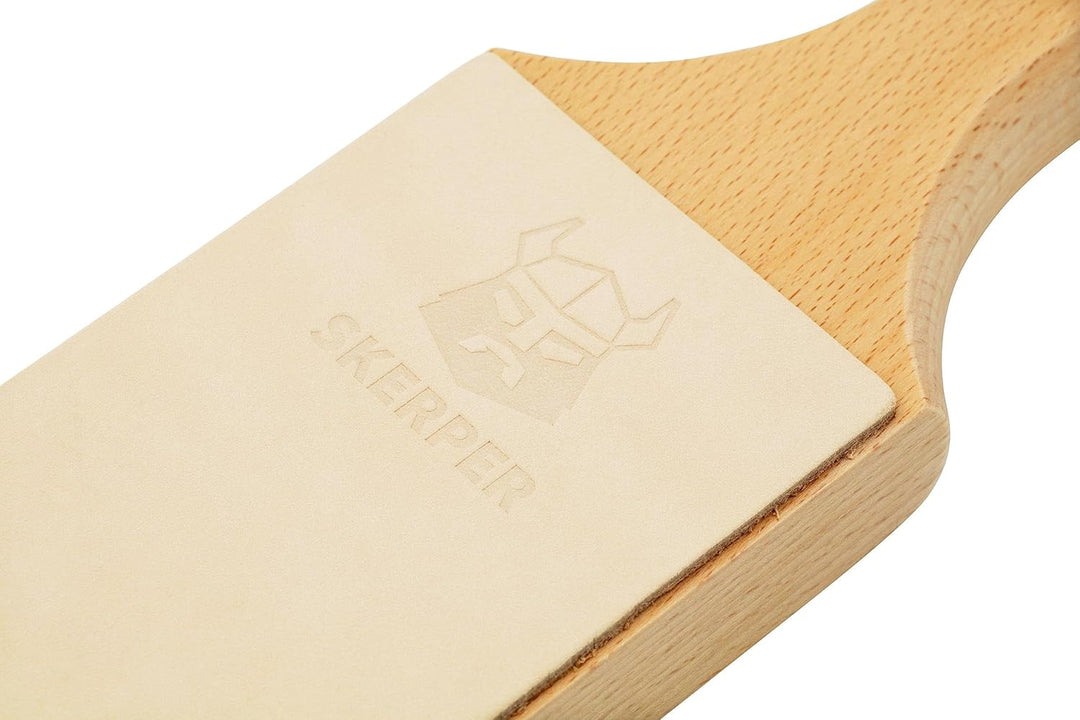 Skerper Stropping Paddle STP001 Doppelseitiger Riemen aus Glattleder