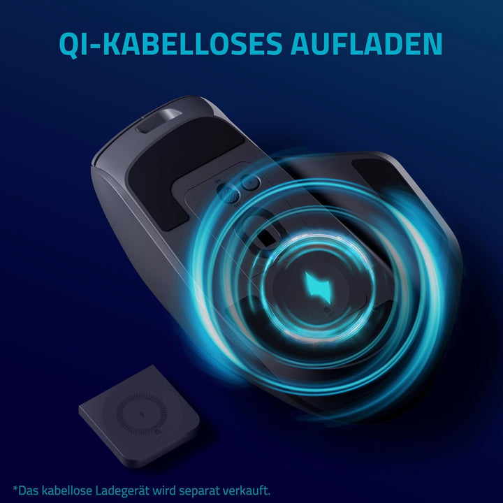 Rapoo VT0PRO kabellose 2,4 GHz High-Performance Gaming-Maus mit 26000 DPI optischem Sensor, 50 G Bes