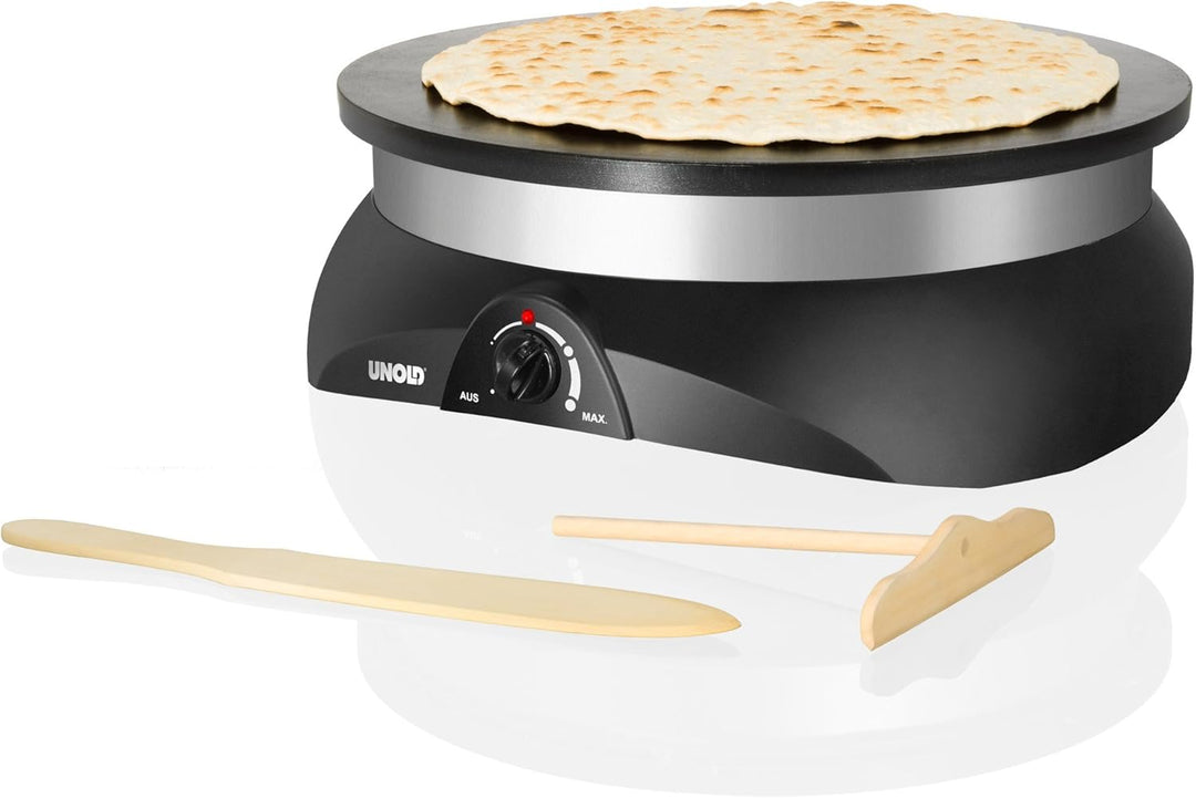 UNOLD Crepesmaker Profi, 1250 W, Durchmesser: 33cm, mit Zubehör,