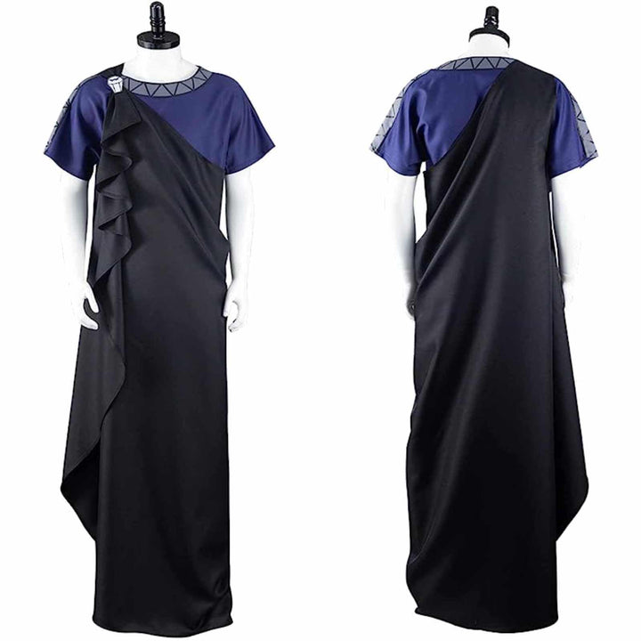 Hercules Cosplay Hades Kostüm Griechische Gott Hades Robe Hercules Fancy Dress Kostüm für Herren Hal