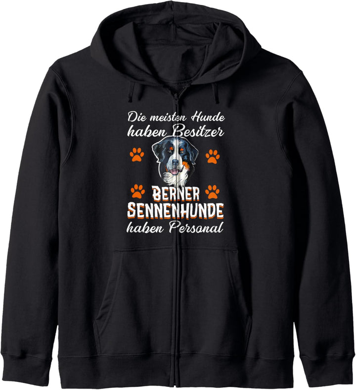 Lustiges Berner Sennenhunde Besitzer Personal Kapuzenjacke