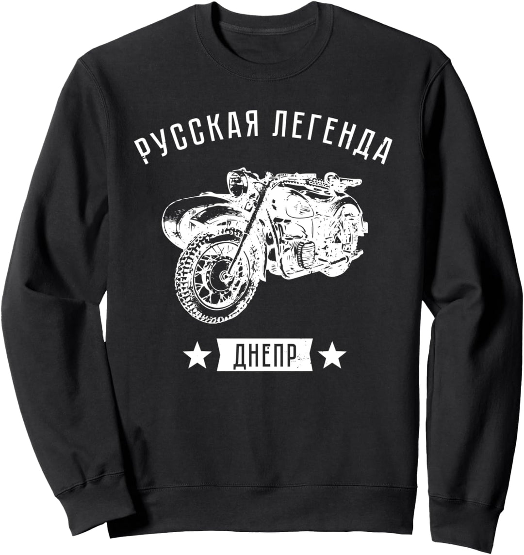 Dnepr Motorrad Russisch CCCP Sowjet Union Design Geschenk Sweatshirt