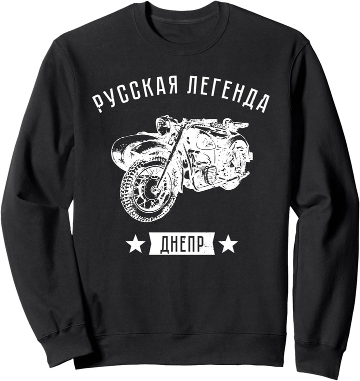 Dnepr Motorrad Russisch CCCP Sowjet Union Design Geschenk Sweatshirt