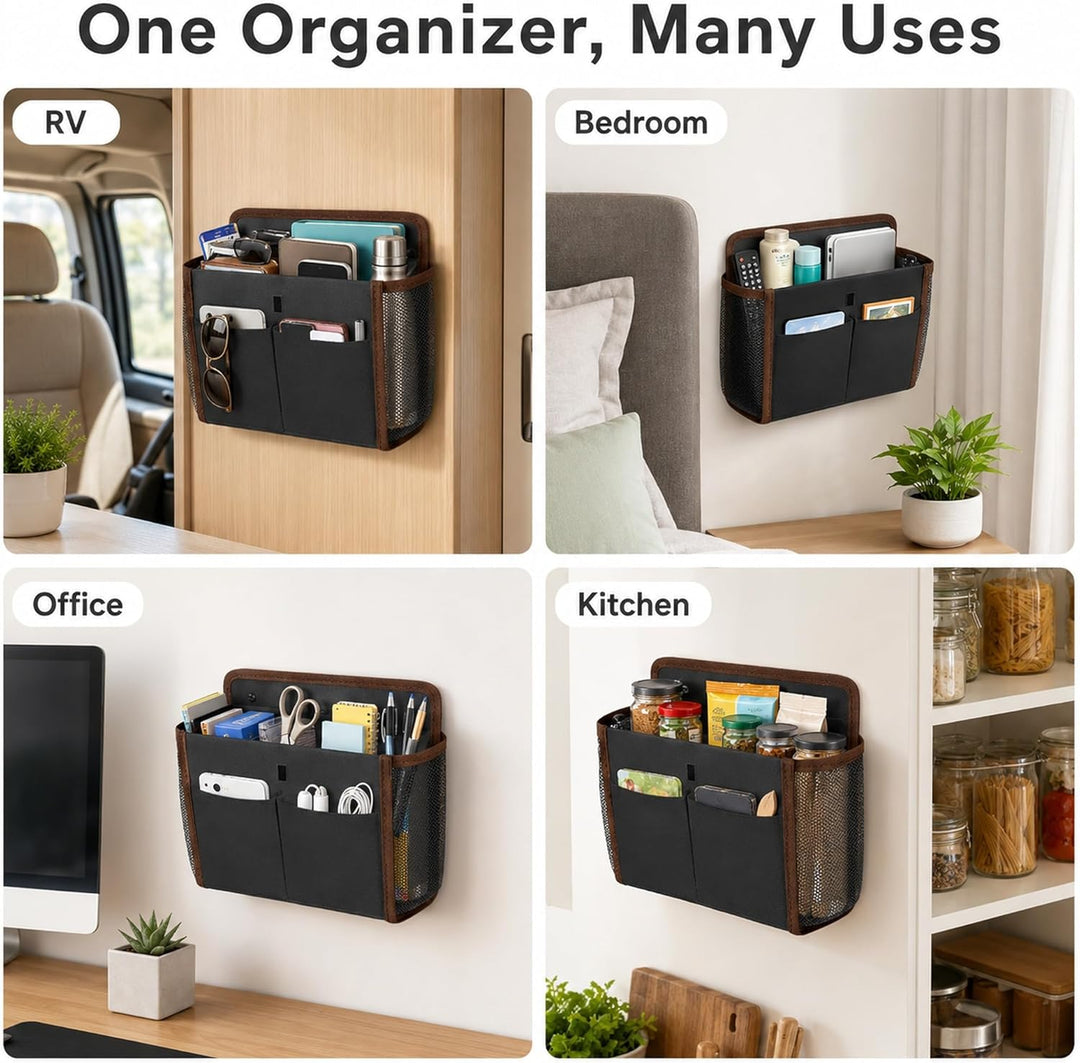 Wohnmobil Deko: Camping Organizer für die perfekte Wohnwagen Ordnung – Tür Organizer Hängend & Faltb