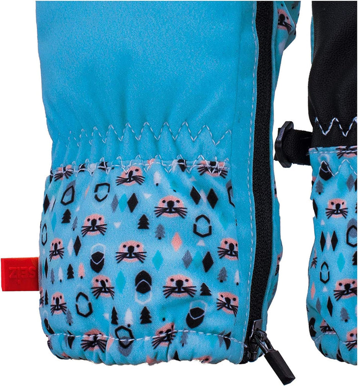 SEiZ Biberle Winterhandschuhe Kinder I Blau, I Blau