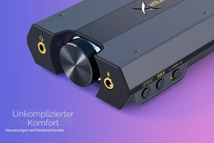 Soundkarte CREATIVE Sound BlasterX G6 7.1 HD extern USB
