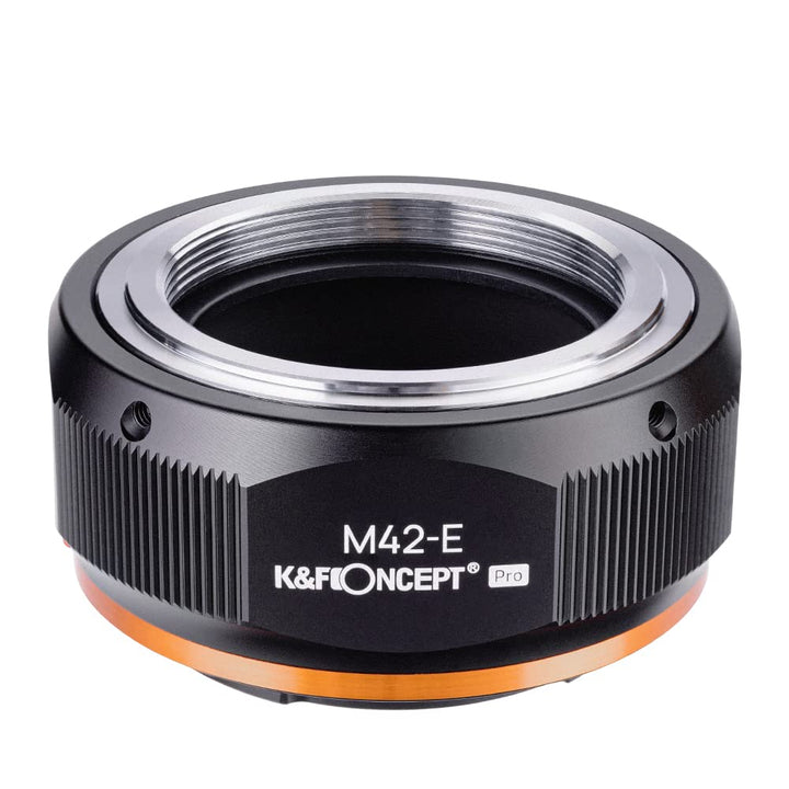 K&F Concept M10105 M42-NEX Hochpräziser Objektivadapter, Sekundäre Oxidation Adapter Ring, Sony NEX