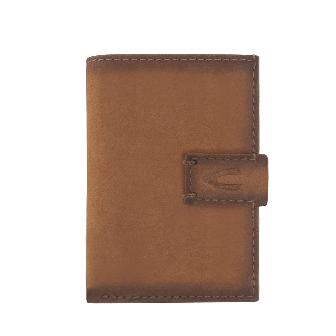 camel active Dallas Herren Kreditkartenetui Card Slider RFID Mittelgross Leder M Cognac, M Cognac