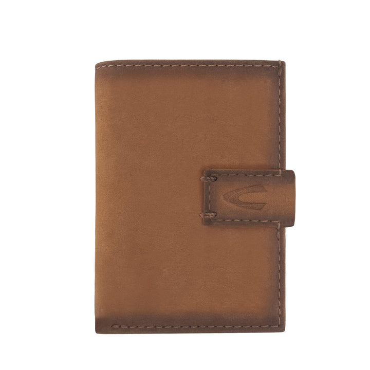 camel active Dallas Herren Kreditkartenetui Card Slider RFID Mittelgross Leder M Cognac, M Cognac