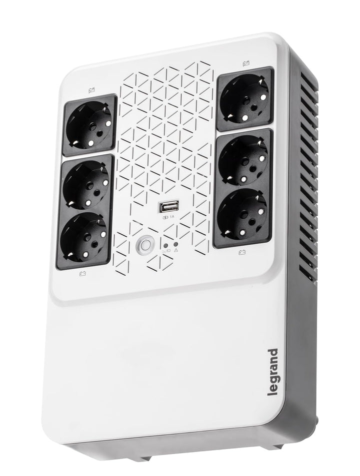 LEGRAND, Unterbrechungsfreie Stromversorgung (USV-Anlage), Keor Multiplug mit 800VA/480W, 6 Ausgänge